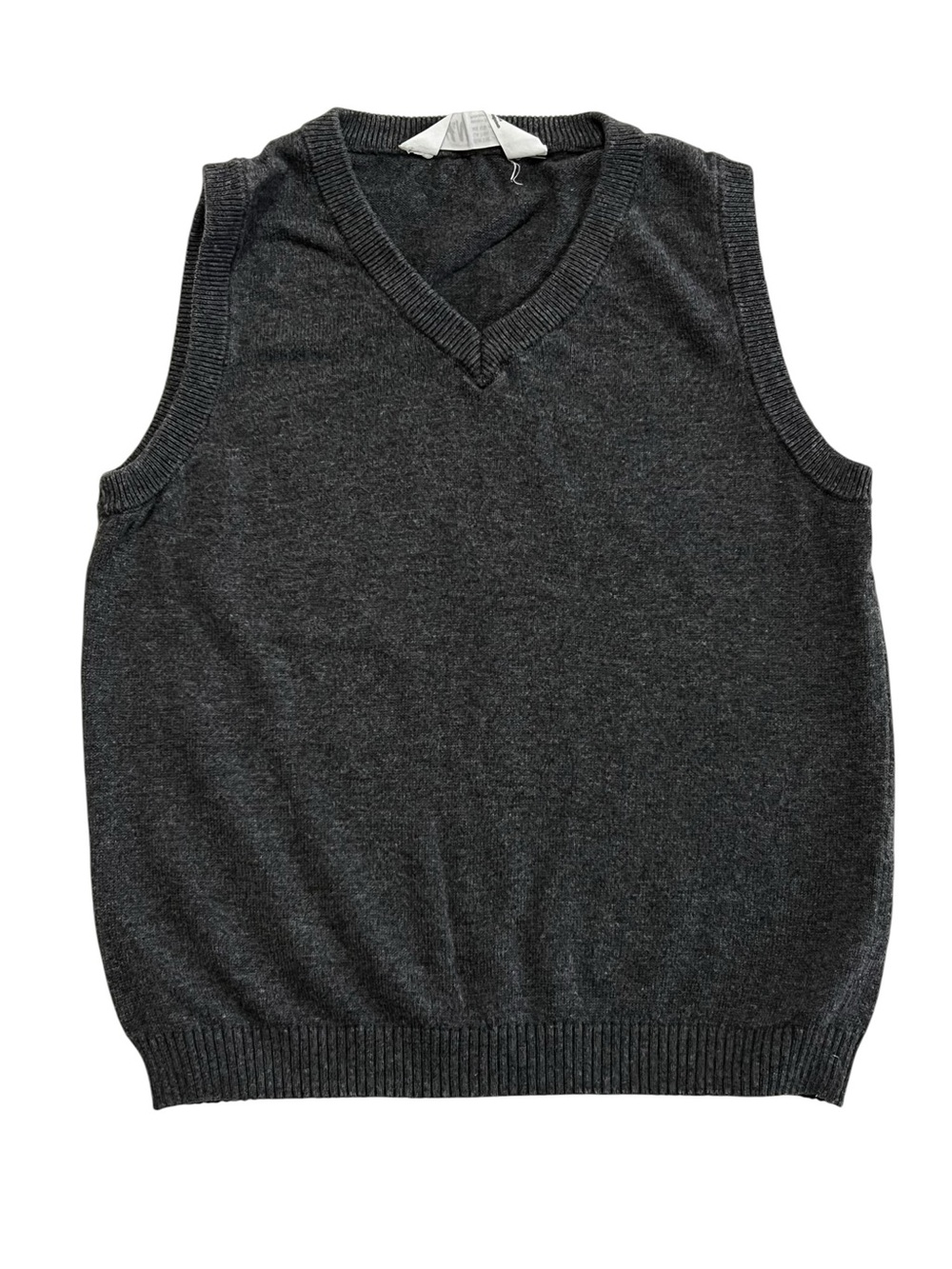 H&M‎ Kids 7 Y Dark Gray V‑Neck Sweater Vest